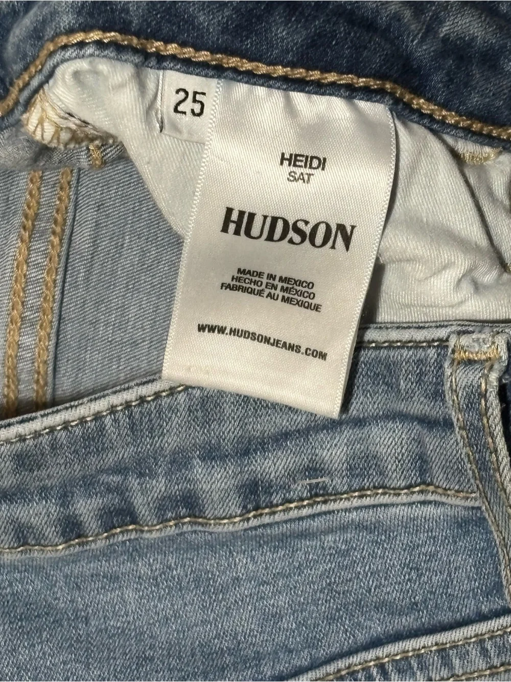 Hudson Heidi Jeans – Size 25 Women - Picture 7 of 7